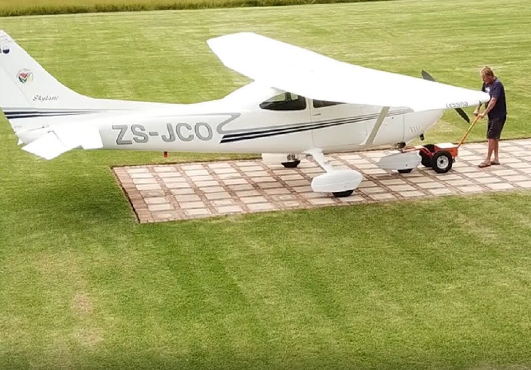 Video Thumbnail: Cessna Airplane Electric Tow Cart / Tug